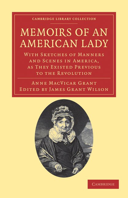 Front cover_Memoirs of an American Lady