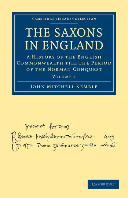 Front cover_The Saxons in England