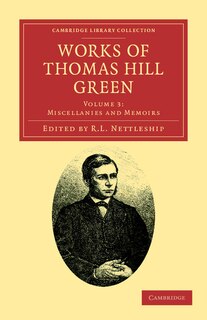 Front cover_Works of Thomas Hill Green
