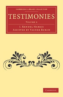 Front cover_Testimonies: Volume 2