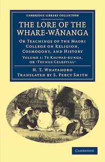 Front cover_The Lore of the Whare-wānanga