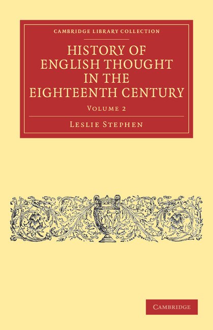 Front cover_History of English Thought in the Eighteenth Century
