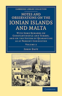 Front cover_Notes and Observations on the Ionian Islands and Malta