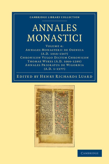 Front cover_Annales Monastici