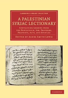 Front cover_A Palestinian Syriac Lectionary