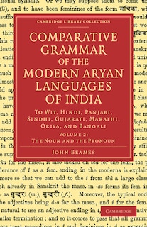 Front cover_Comparative Grammar of the Modern Aryan Languages of India