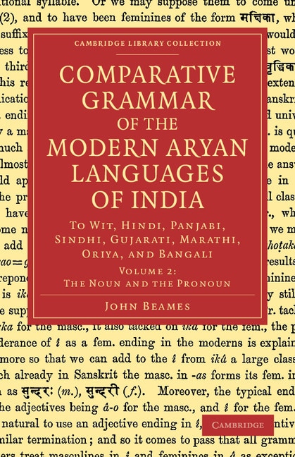 Front cover_Comparative Grammar of the Modern Aryan Languages of India