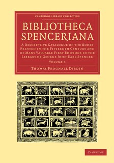 Couverture_Bibliotheca Spenceriana