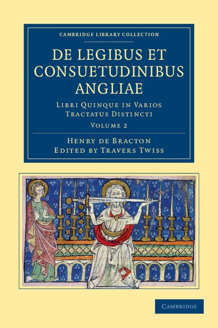 Front cover_De Legibus et Consuetudinibus Angliae