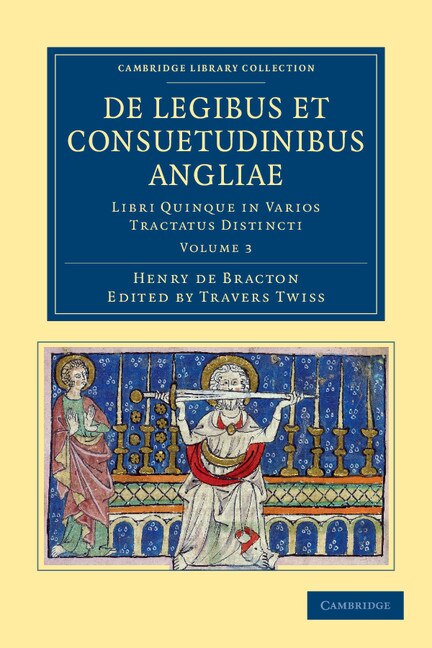 Front cover_De Legibus et Consuetudinibus Angliae