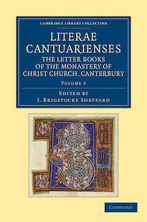 Couverture_Literae Cantuarienses