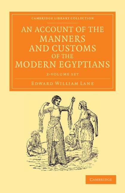 Couverture_An Account of the Manners and Customs of the Modern Egyptians 2 Volume Set