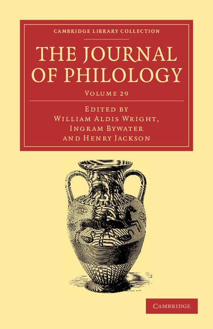Front cover_The Journal of Philology