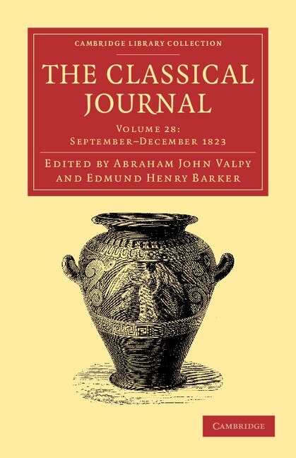 Front cover_The Classical Journal
