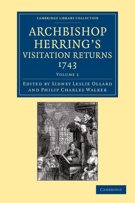 Couverture_Archbishop Herring's Visitation Returns, 1743