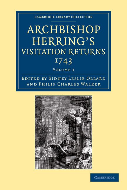 Couverture_Archbishop Herring's Visitation Returns, 1743
