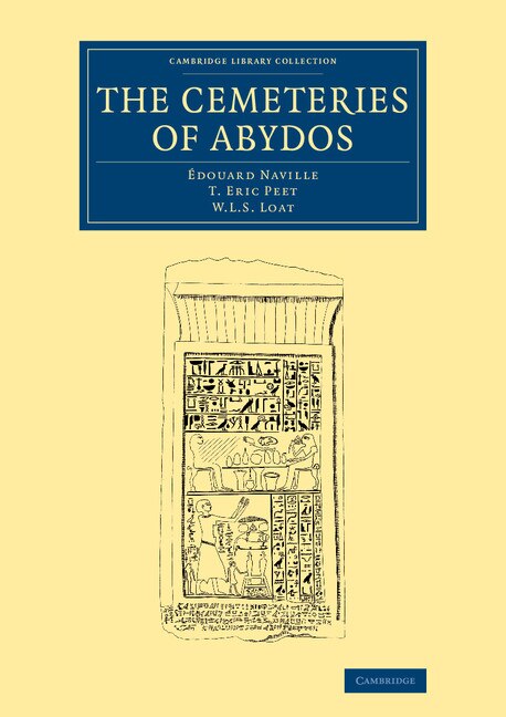 Front cover_The Cemeteries Of Abydos