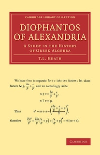 Front cover_Diophantos Of Alexandria