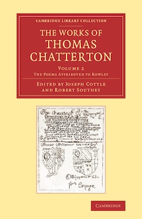 Couverture_The Works of Thomas Chatterton