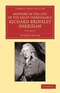 Front cover_Memoirs of the Life of the Right Honourable Richard Brinsley Sheridan: Volume 2
