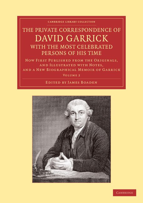 Front cover_The Private Correspondence of David Garrick with the Most Celebrated Persons of his Time: Volume 2