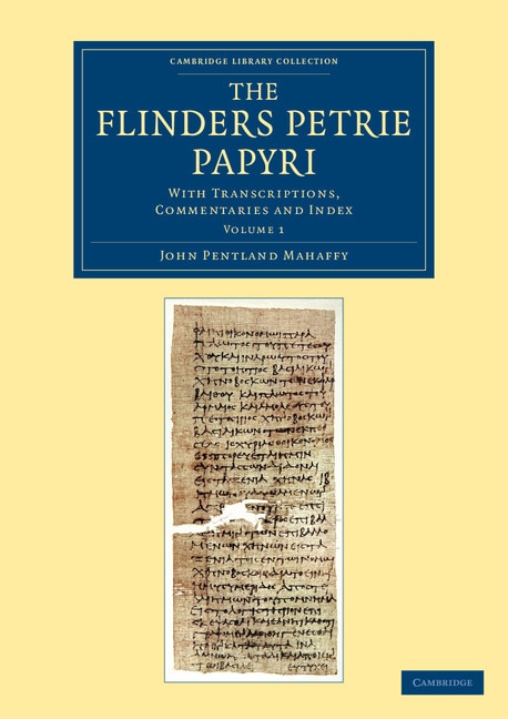 Front cover_The Flinders Petrie Papyri