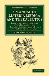 Couverture_A Manual of Materia Medica and Therapeutics