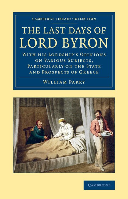 Front cover_The Last Days Of Lord Byron