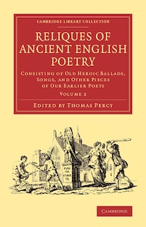 Couverture_Reliques Of Ancient English Poetry