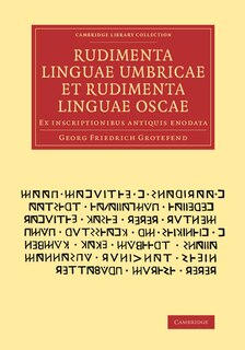 Front cover_Rudimenta Linguae Umbricae Et Rudimenta Linguae Oscae