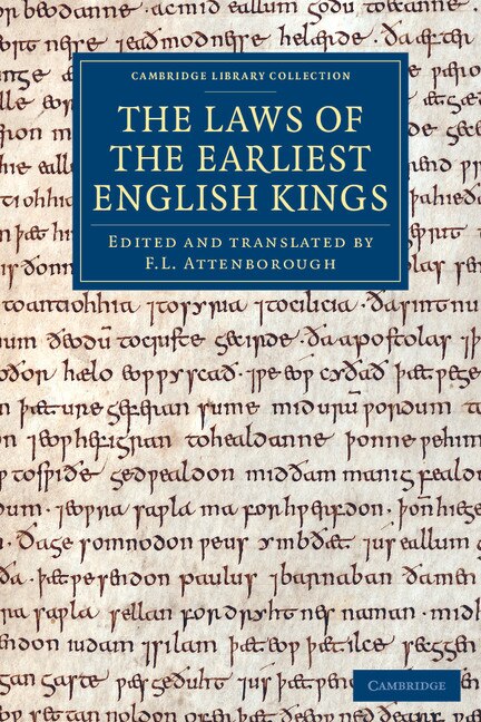 Couverture_The Laws Of The Earliest English Kings