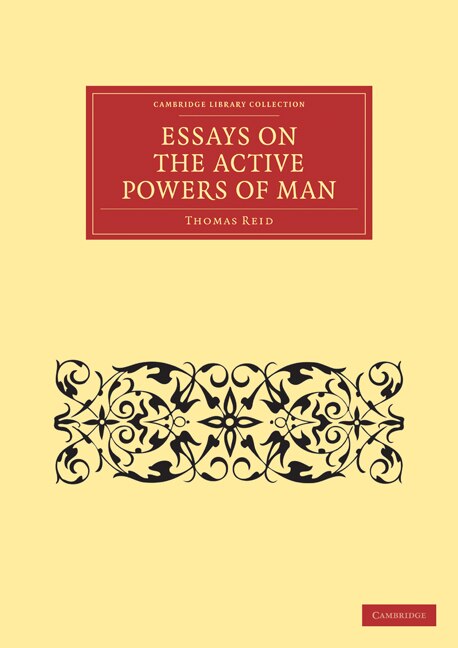 Front cover_Essays on the Active Powers of Man