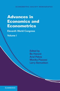 Front cover_Advances In Economics And Econometrics: Volume 1
