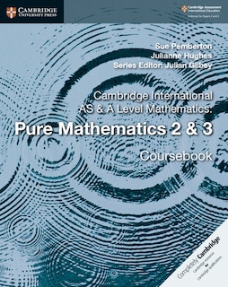 Couverture_Cambridge International AS & A Level Mathematics: Pure Mathematics 2 & 3 Coursebook