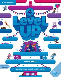 Front cover_Level Up Level 4 Workbook With Online Resources And My Home Booklet