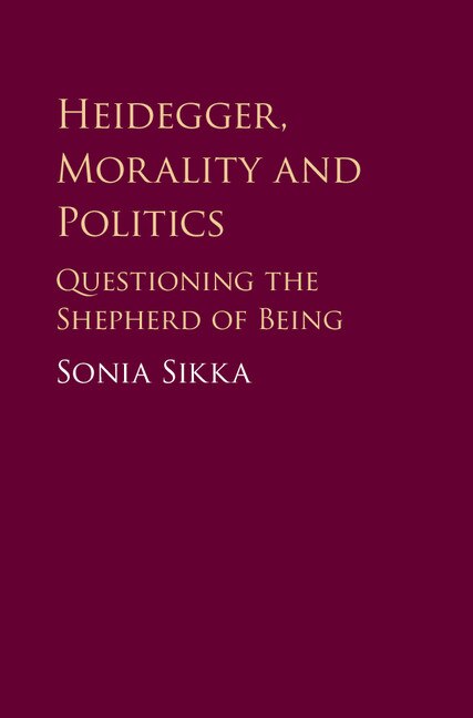 Front cover_Heidegger, Morality And Politics