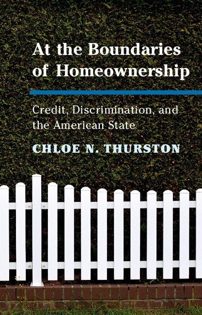 Front cover_At The Boundaries Of Homeownership