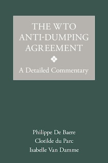 Front cover_The Wto Anti-dumping Agreement
