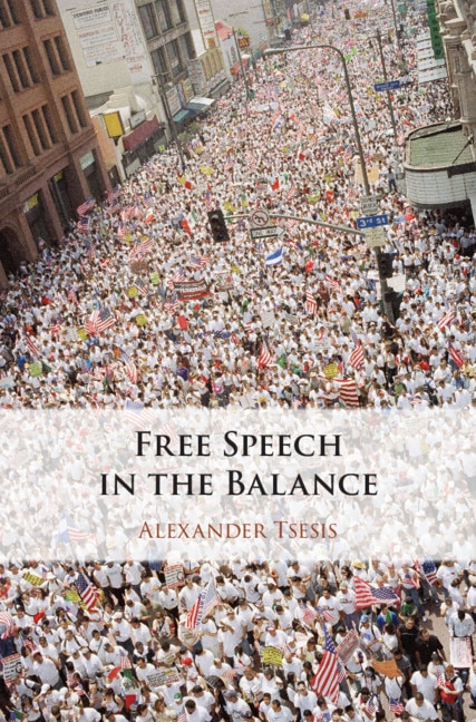 Front cover_Free Speech In The Balance