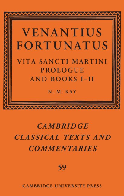 Couverture_Venantius Fortunatus: Vita Sancti MartiniPrologue and Books I–II