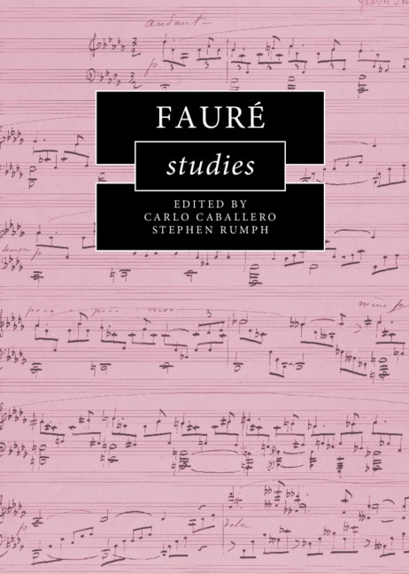 Front cover_Fauré Studies
