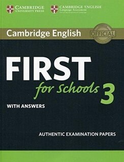 Cambridge English First For Schools 3 Student's Book With Answers