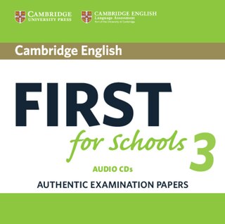 Front cover_Cambridge English First For Schools 3 Audio Cds