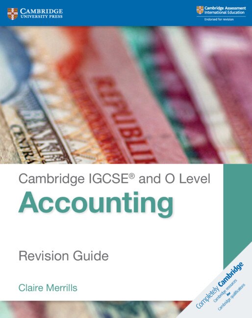 Couverture_Cambridge Igcse® And O Level Accounting Revision Guide