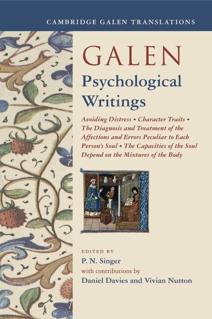 Couverture_Galen: Psychological Writings