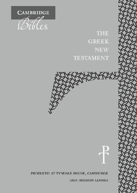 Front cover_The Greek New Testament, Grey Imitation Leather Th512:nt