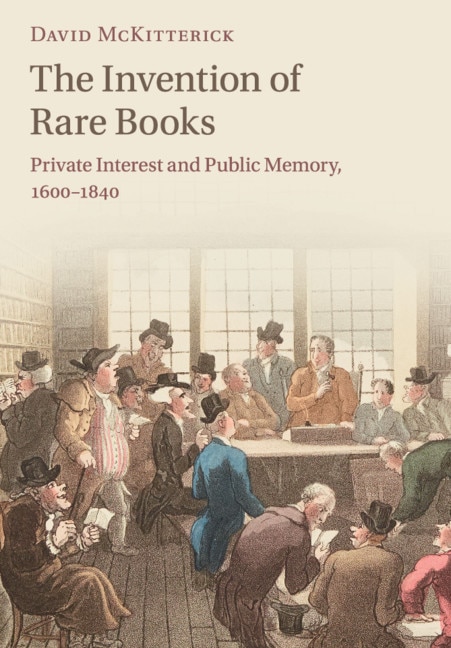 Front cover_The Invention of Rare Books