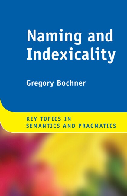 Front cover_Naming and Indexicality