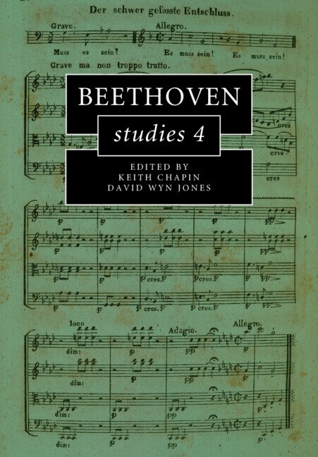 Front cover_Beethoven Studies 4