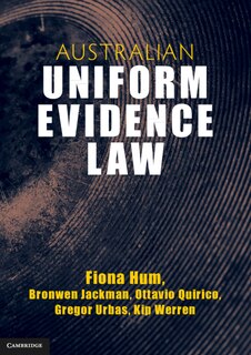 Front cover_Australian Uniform Evidence Law